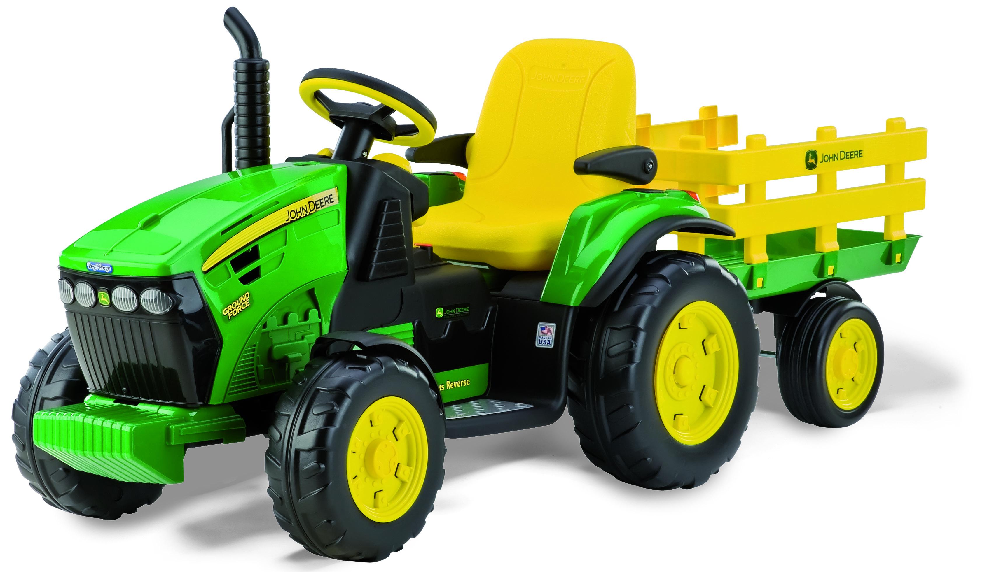 peg perego, traktor, ground force, prikolica, elektricno vozilo